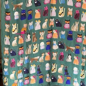 Colorful Cat Print Scarf